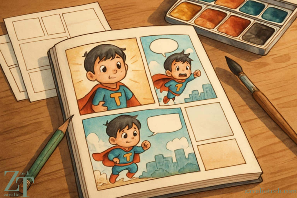 Teach Me First Comic