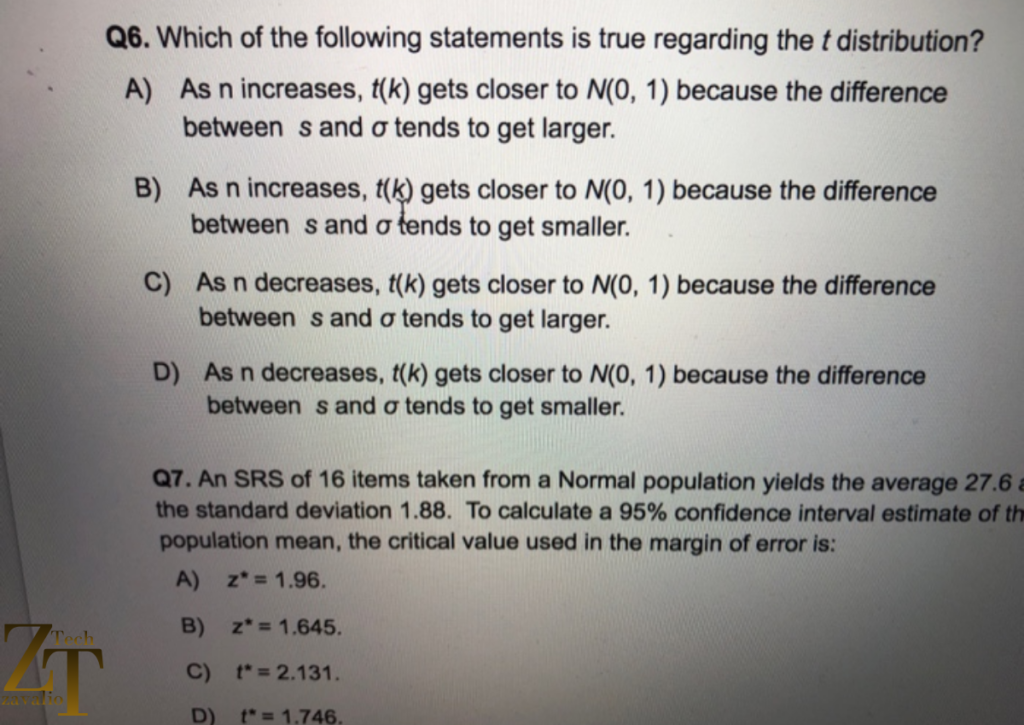 Which of the Following Statements Is True?