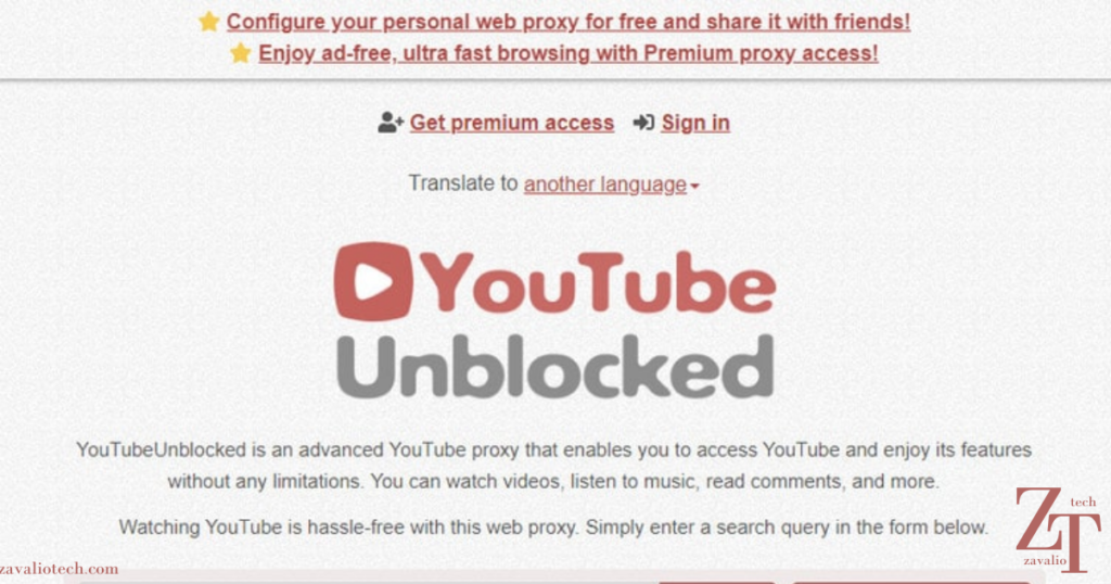 YouTube Unblocked