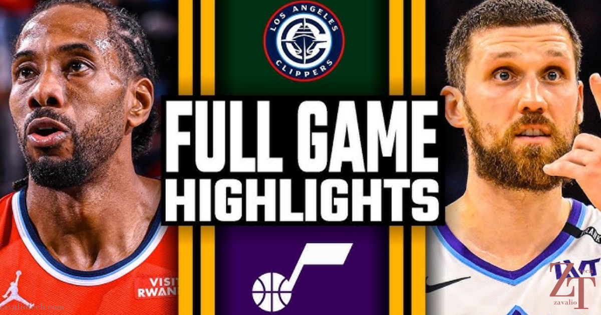 la clippers vs utah jazz match player stats